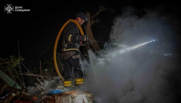 У ніч та вранці, окупанти здійснили 16 атак на територію Сумщини.