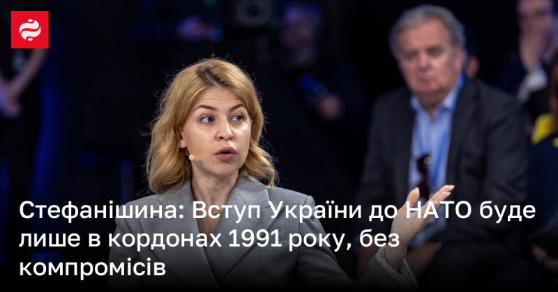 Стефанішина: Україні слід вступати до НАТО лише в межах кордонів 1991 року, без будь-яких поступок.